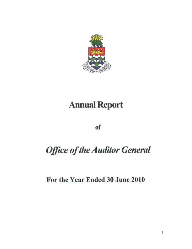 Corporate Publications OAG 2009 10 Annual Report Signed