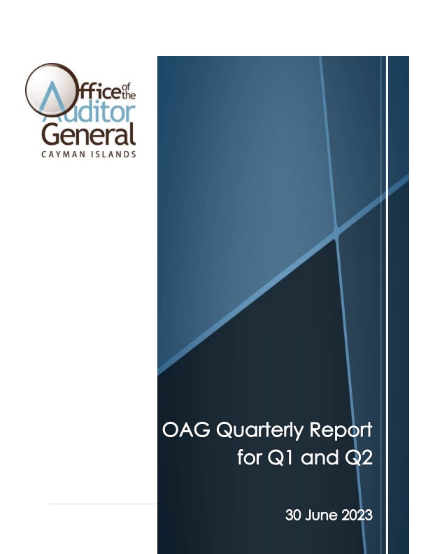 Corporate Publications OAG Quarterly Report 30 June 2023