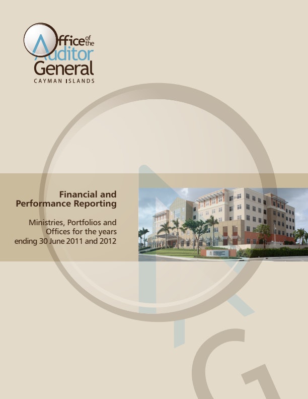 Financial Audit and General Reports AG M Ps 30 June 2012 Final