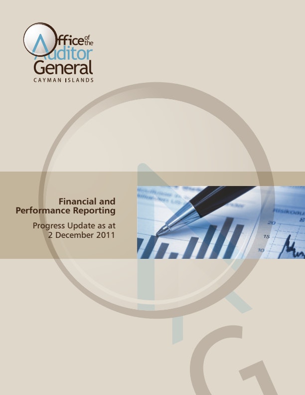 Financial Audit and General Reports AG Progress Report Dec 2011 FINAL amended