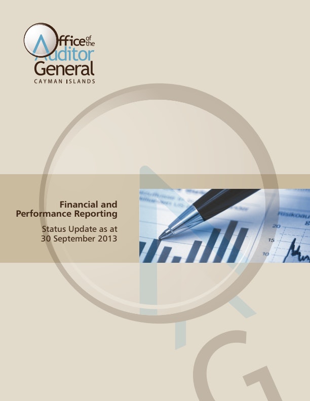 Financial Audit and General Reports AG Status Update October 2013 Final