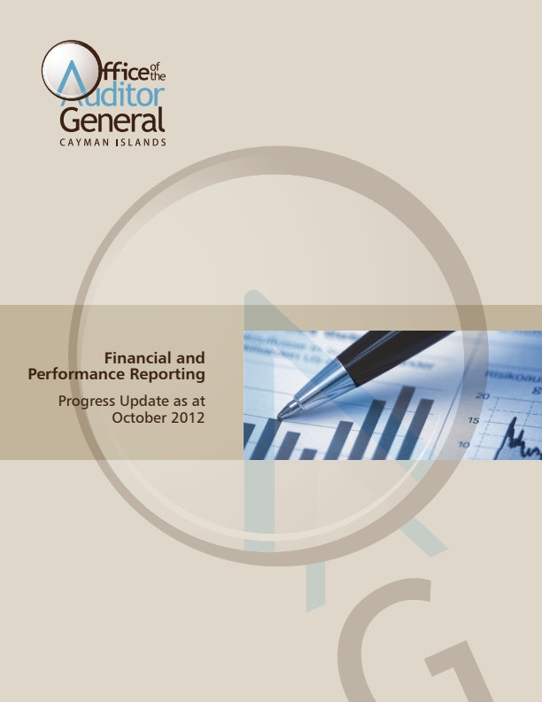 Financial Audit and General Reports AG Update Report October 2012 Final