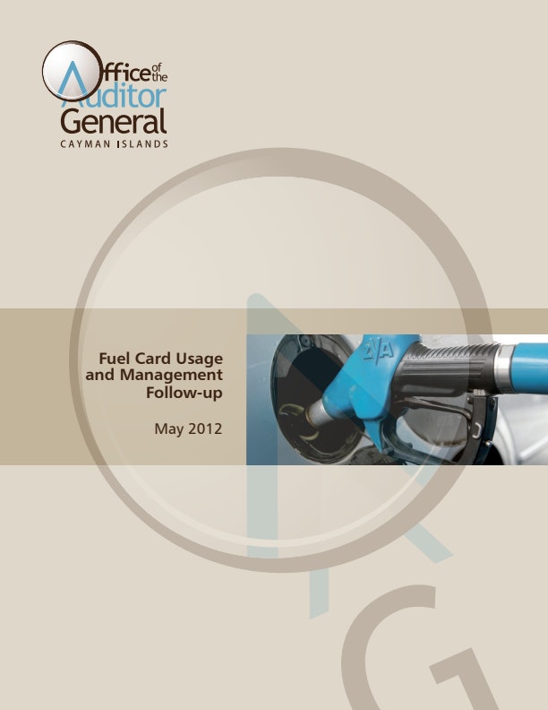 Performance Audit Reports Fuel Card Usage and Management Audit Final report 2012